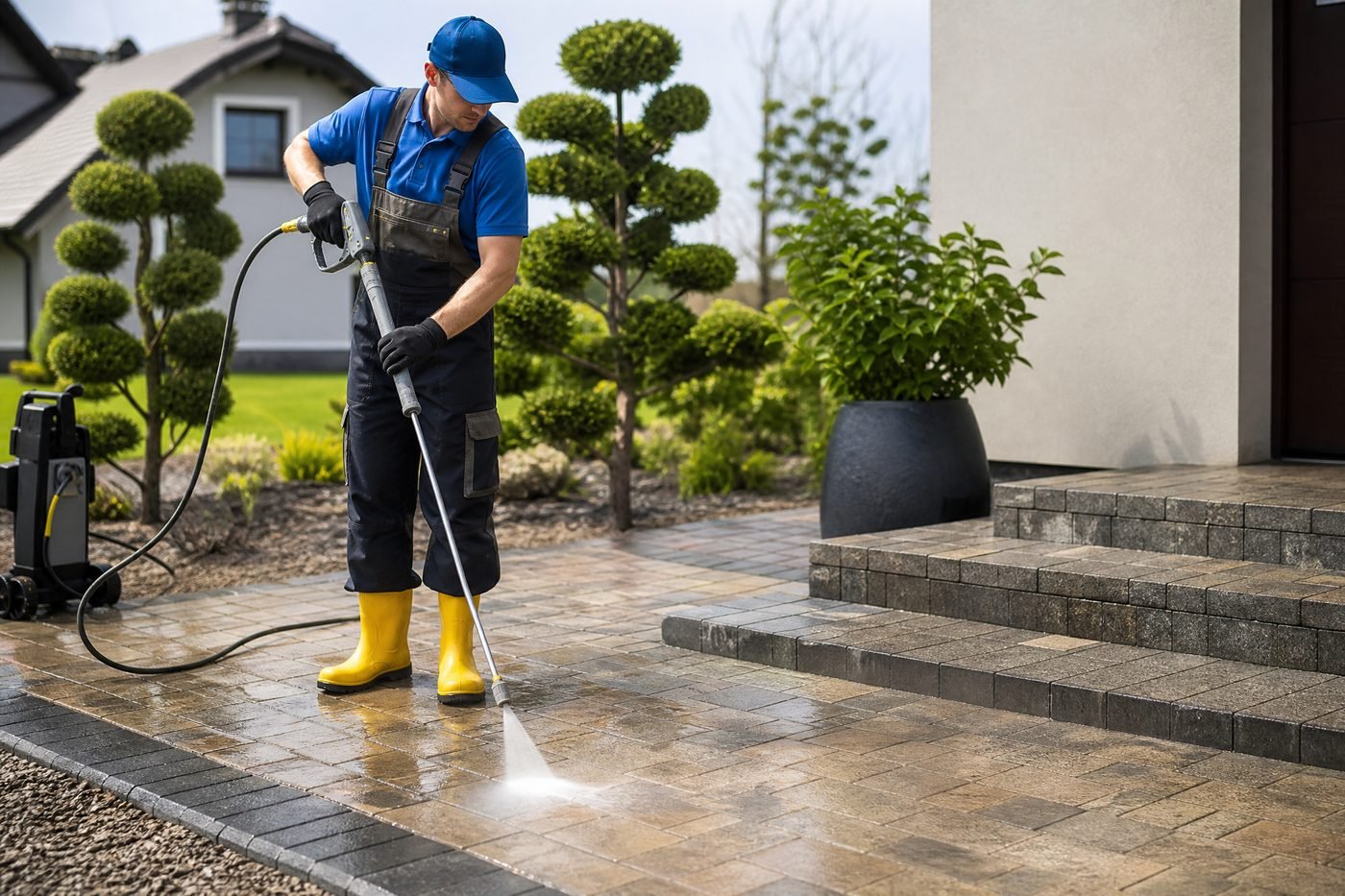Peak Wash Pros paver cleaning service